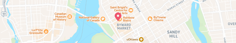 Map Of Alora Ottawa, Ottawa, Canada, Restaurant