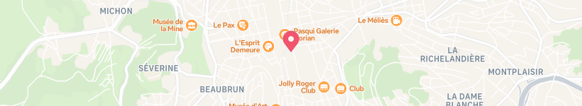 Map Of D N A, Saint-Etienne, France, Bar