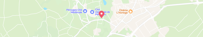 Map Of Chocolaterie De Perouges, Pérouges, France, Gift & Specialty Shop