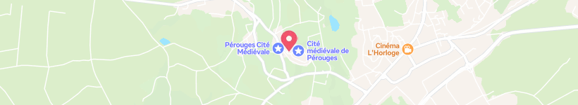 Map Of Eglise Sainte-Marie-Madeleine De Perouges, Pérouges, Frankrike, Kirke