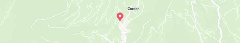 Map Of Le Cordonant, Cordon, France, Restaurant