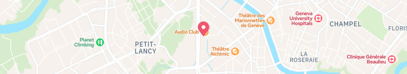 Map Of Carrack Chocolat, Geneva, Switzerland, Class & Workshop