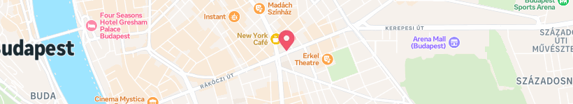 Map Of Pizza King Express, Budapest, Hungary, Restaurant