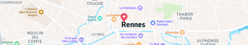 Map Of Karu. Kena, Rennes, France, Restaurant