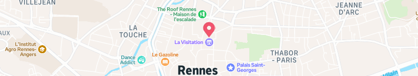 Peta Cafe Populaire, Rennes, Prancis, Restoran