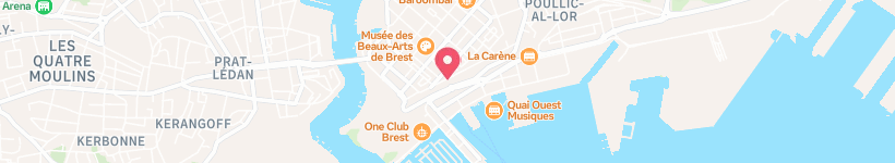 Map Of Cours Dajot, France, Promenade