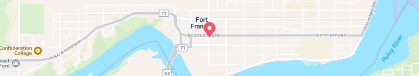 Map Of C-Tech Mechanical, Fort Frances, Canada, Electronics Store