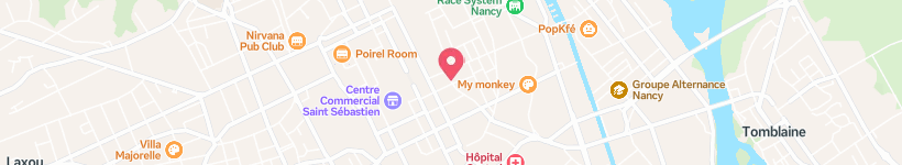 Map Of St Nicolas, Nancy, France, Transit Station