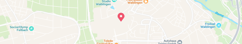 Map Of Deutsche Post Briefzentrum, Waiblingen, Germany, Post Office