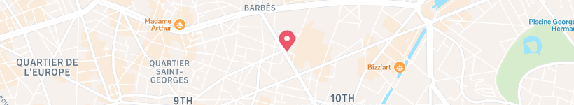 Map Of Cafe Foresta, Paris, France, Restaurant