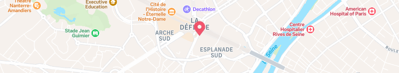 Map Of Ecole Apollon, Puteaux, France, University