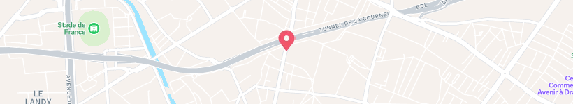 Map Of S. E. P, La Courneuve, France, Bakery