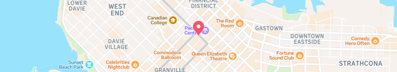 Map Of Purdys Chocolatier, Vancouver, Canada, Class & Workshop