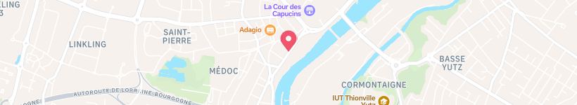 Map Of A L'Orient, Thionville, France, Restaurant