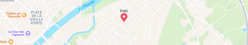 Map Of Mama Mia, Yutz, France, Restaurant