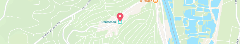 Map Of Danzschoul, Schengen, Luxembourg, Gym