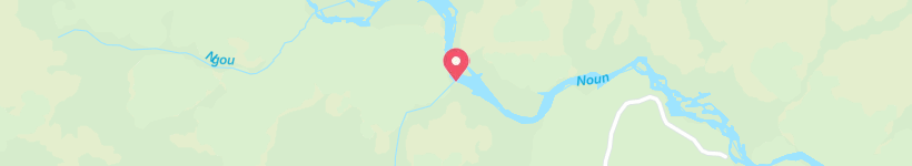 Map Of Pouechoup, Cameroon, Stream