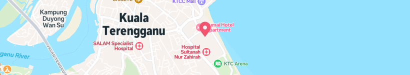 Map Of Bilik Gerakan Pkrc Ilkkm Terenganu, Kuala Terengganu, Malaysia, Local Government Office