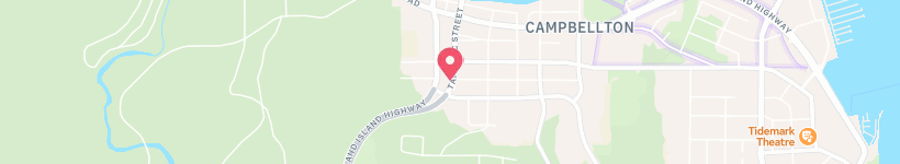 Map Of Campbell River, Canada, Lost River