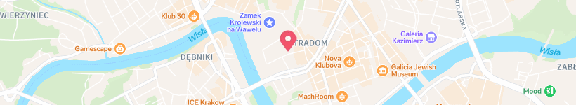 Map Of Fog House Pub & Grill, Krakow, Poland, Restaurant