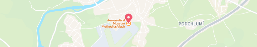 Map Of Aeronautical Museum Methodius Vlach, Mladá Boleslav, Czechia, Museum