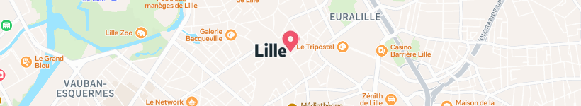 Map Of Pause, Lille, France, Restaurant