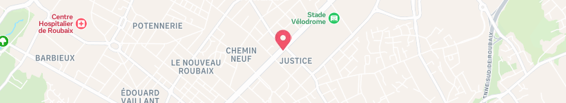 Map Of Miyé, Roubaix, France, Restaurant