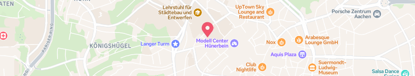 Map Of Couvenhalle, Aachen, Germany, University
