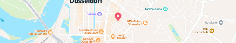 Map Of First Aid Course, Düsseldorf, Germany, School