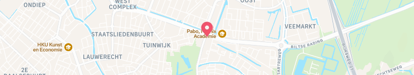Map Of Veronica Verkeersschool, Utrecht, The Netherlands, Driving School