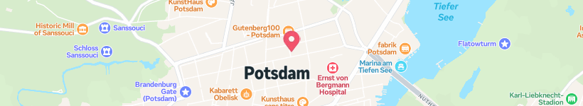 Map Of Dutch Quarter, Potsdam, Germany, Landmark