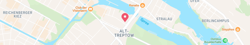 Map Of Muca Berlin Alt-Treptow, Berlin, Germany, Bakery