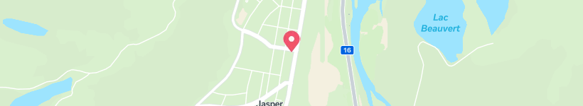 Map Of Freshii, Jasper, Canada, Restaurant