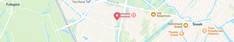 Map Of De Stolp, Sneek, The Netherlands, Restaurant