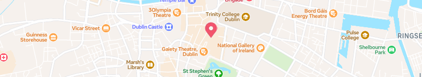Map Of Bewley'S Café, Ireland, Restaurant