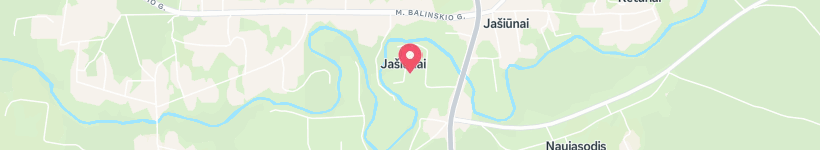 Map Of River Bar, Jašiūnai, Lithuania, Bar