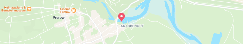 Map Of Prerower Strom, Germany, Channel