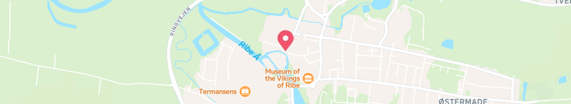 Map Of Saltgades Pølsevogn, Ribe, Denmark, Restaurant
