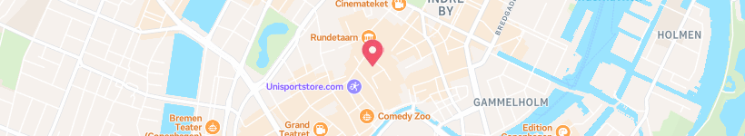 Map Of Peder Oxe, Copenhagen, Denmark, Restaurant