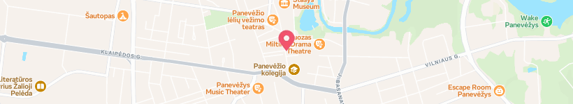 Map Of Panevezio Apskrities Gabrieles Petkevicaites-Bites Viesoji Biblioteka, Lithuania, Traveler Resource