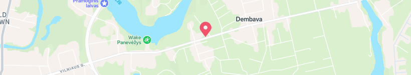 Map Of Medelynas, Dembava, Lithuania, Bus Station