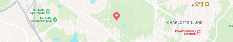 Map Of Kalmia - Center Mod Stress, Gentofte Municipality, Denmark, Hospital