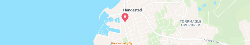 Map Of Hundested Kro & Hotel, Hundested, Denmark, Hotel