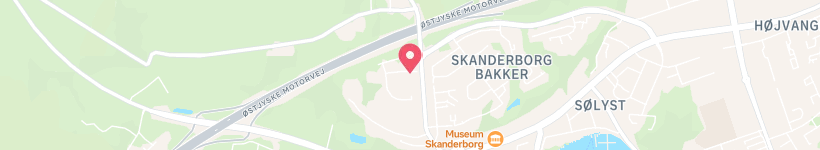 Map Of Clinic For Fodterapi, Skanderborg, Denmark, Doctor