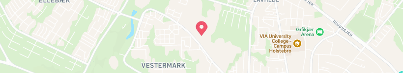 Map Of Holstebro Education - Uch, Holstebro, Denmark, School