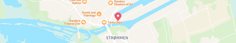 Map Of Fiskerestaurant Pakhuset, Randers, Denmark, Restaurant