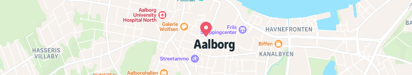 Map Of Slotsbageren, Aalborg, Denmark, Bakery