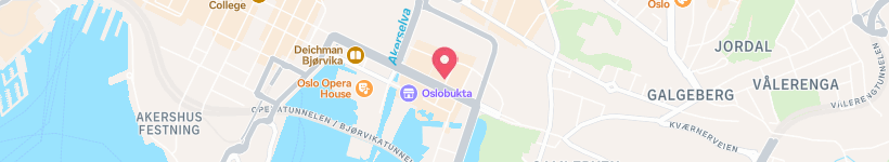 Map Of Nodee Barcode, Oslo, Norway, Restaurant