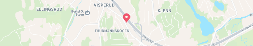 Map Of Pizza Baronen - Lørenskog, Norway, Restaurant