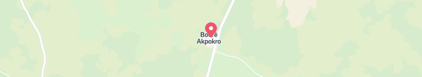 Map Of Boore Akpokro, Ivory Coast, Lodging